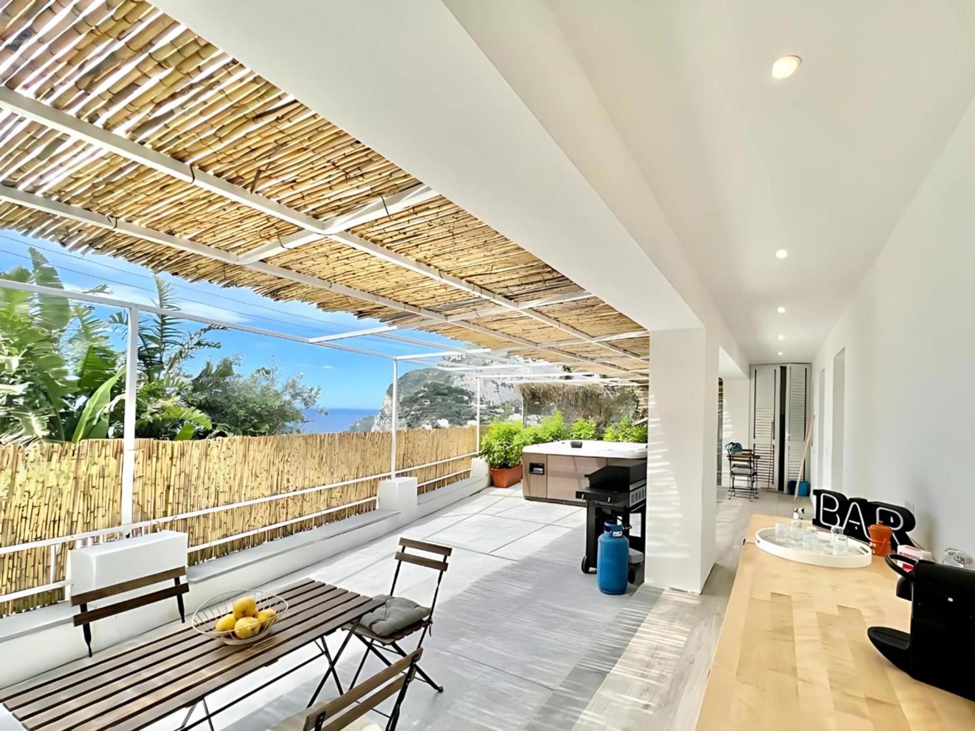 Casa Nannina - Seaview Terrace With Jacuzzi In Capri Apartment ภายนอก รูปภาพ